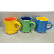 Two Tone Ceramic Mug, New Shape Ceramic Mug. Coffee Mug